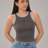 Camiseta CROP TOP contraste 6 crop contraste gris 1