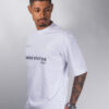 camiseta oversize genesis blanca