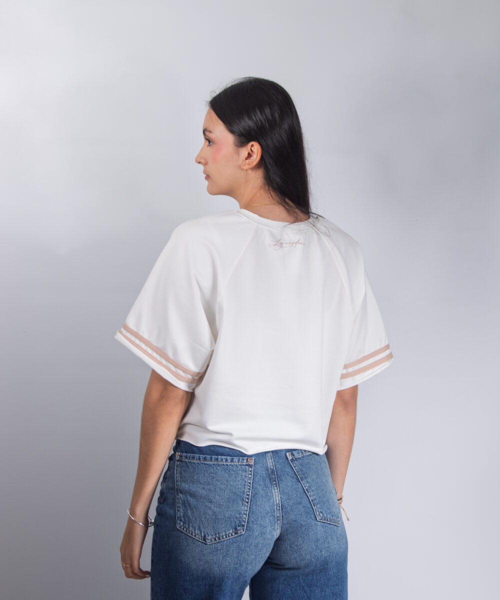 camiseta moon oversize dama negra