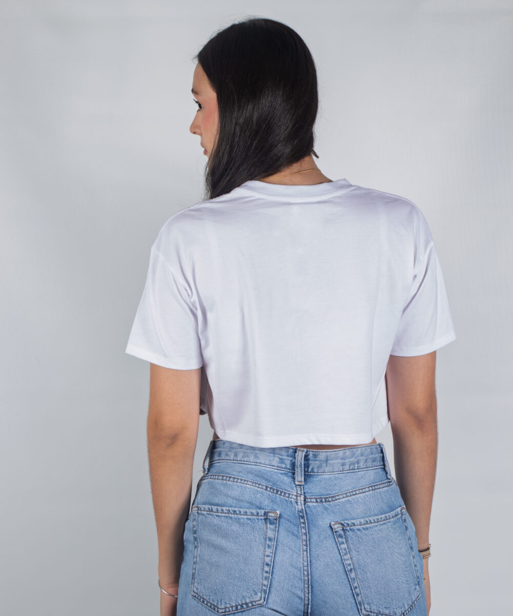 camiseta dama oversize blanca