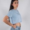 Camiseta dama oversize Azul cielo 8014 5 azul cielo